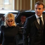 Emmanuel Macron un seine Frau Brigitte
