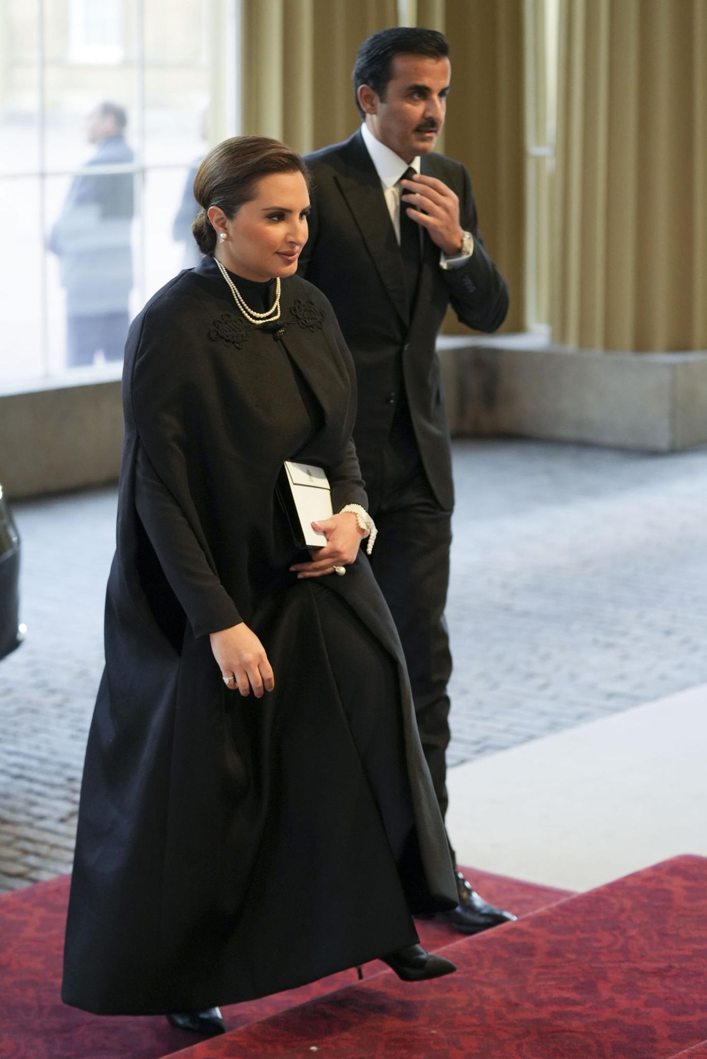 Der Emir von Katar mit seiner Frau