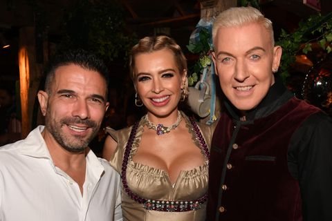 Marc Terenzi (l-r), Verena Kerth und H.P. Baxxter