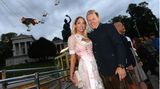 Axel Kahn, Bruder des Fussballers Oliver Kahn, und Sarah Fiedler