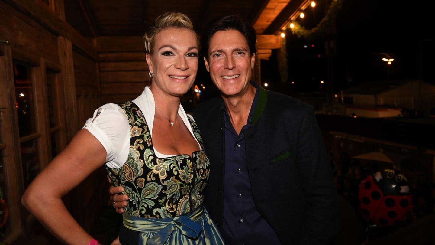Ex-Skirennfahrerin Maria Höfl-Riesch und ihr Mann Marcus Höfl