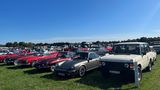 Alleine die Parkplätze des Goodwood Revival Festivals sind einen 
Besuch wert