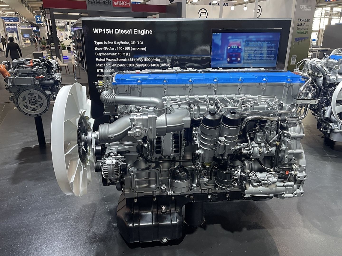 Dieselmotor Nutzfahrzeug IAA 2022