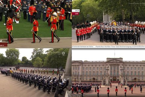 Trauerfeierlichkeiten für Queen Elizabeth II. aus London bei ARD und ZDF