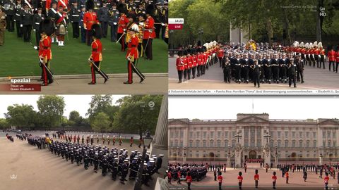 Trauerfeierlichkeiten für Queen Elizabeth II. aus London bei ARD und ZDF
