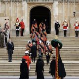 Zeremonie zu Ehren der Queen