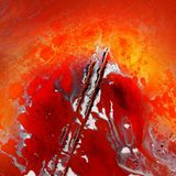 Eine Reifenspur in einer Salzpfanne