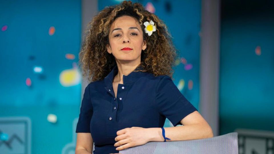 Porträt der Iranische Fernsehmoderatorin Masih Alinejad