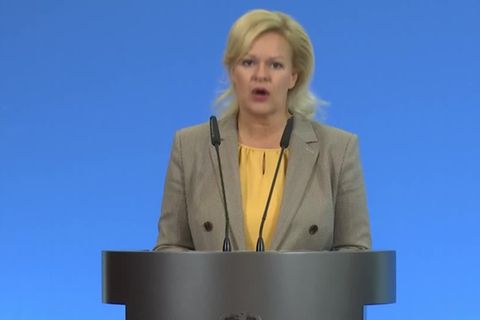 Video: Faeser:  Das Zulässige und Notwendige muss umgesetzt werden