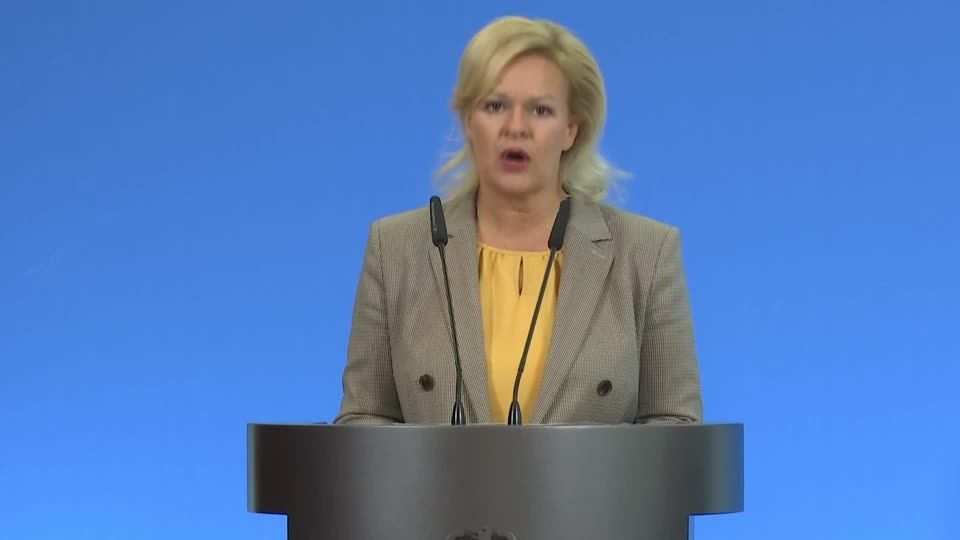 Video: Faeser:  Das Zulässige und Notwendige muss umgesetzt werden