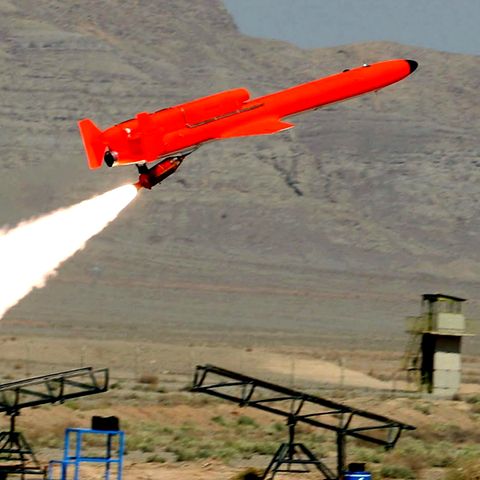 Iran-Drohnen werden auf Seiten Russlands im Ukraine-Krieg eingesetzt (Symbolbild)