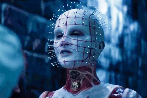 Pinhead aus dem Horrorfilm-Remake "Hellraiser" von 2022