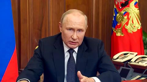 Wladimir Putin verkündet die Teilmobilmachung