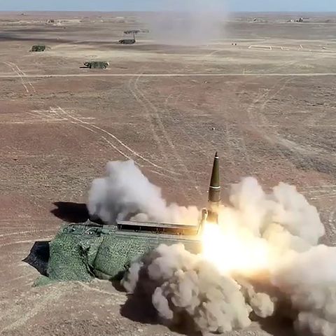 Russlands Iskander-Raketen können auch nuklear bestückt werden.