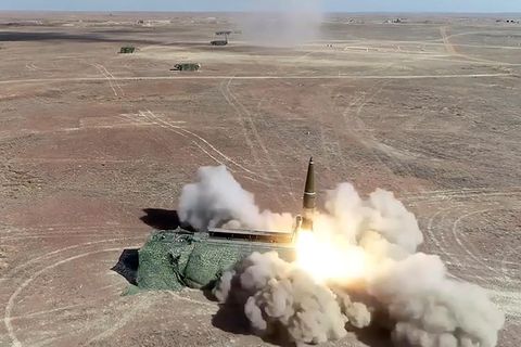 Russlands Iskander-Raketen können auch nuklear bestückt werden.