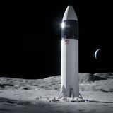 Artemis III - Space X Lander auf dem Mond