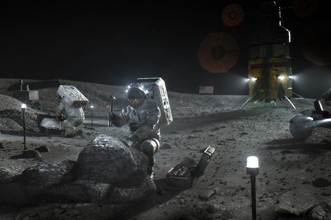 Artemis - Astronauten auf dem Mond