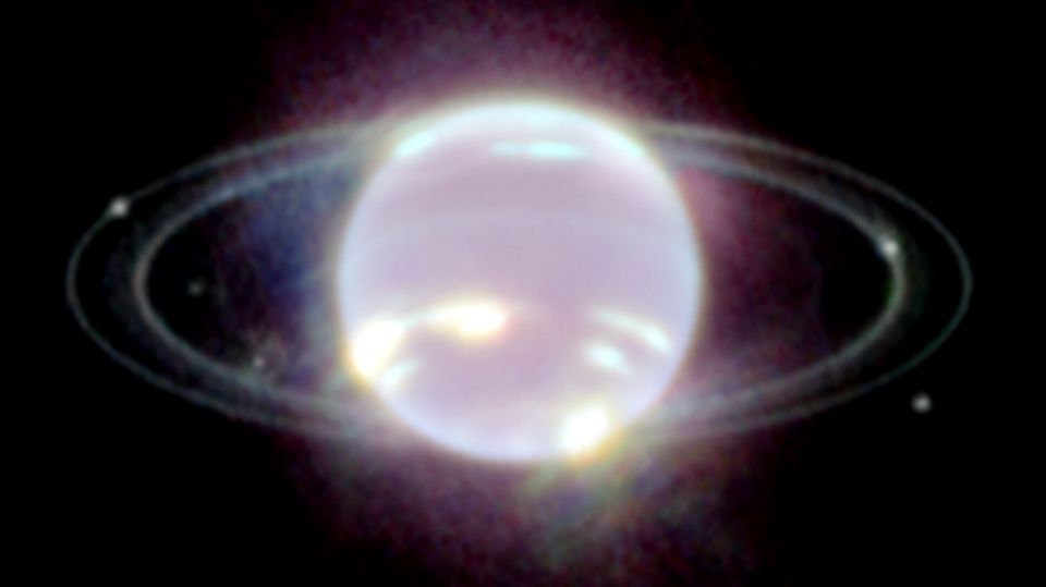 James Webb Telescope: Splendide immagini di Nettuno dallo spazio