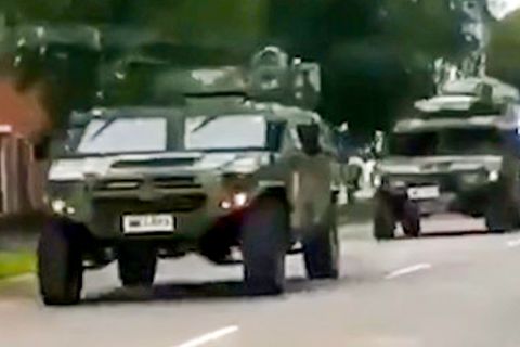 Video soll chinesischen Militär-Konvoi in der Ukraine zeigen – was hat es damit auf sich?