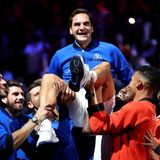 Tennis-Star Roger Federer in London