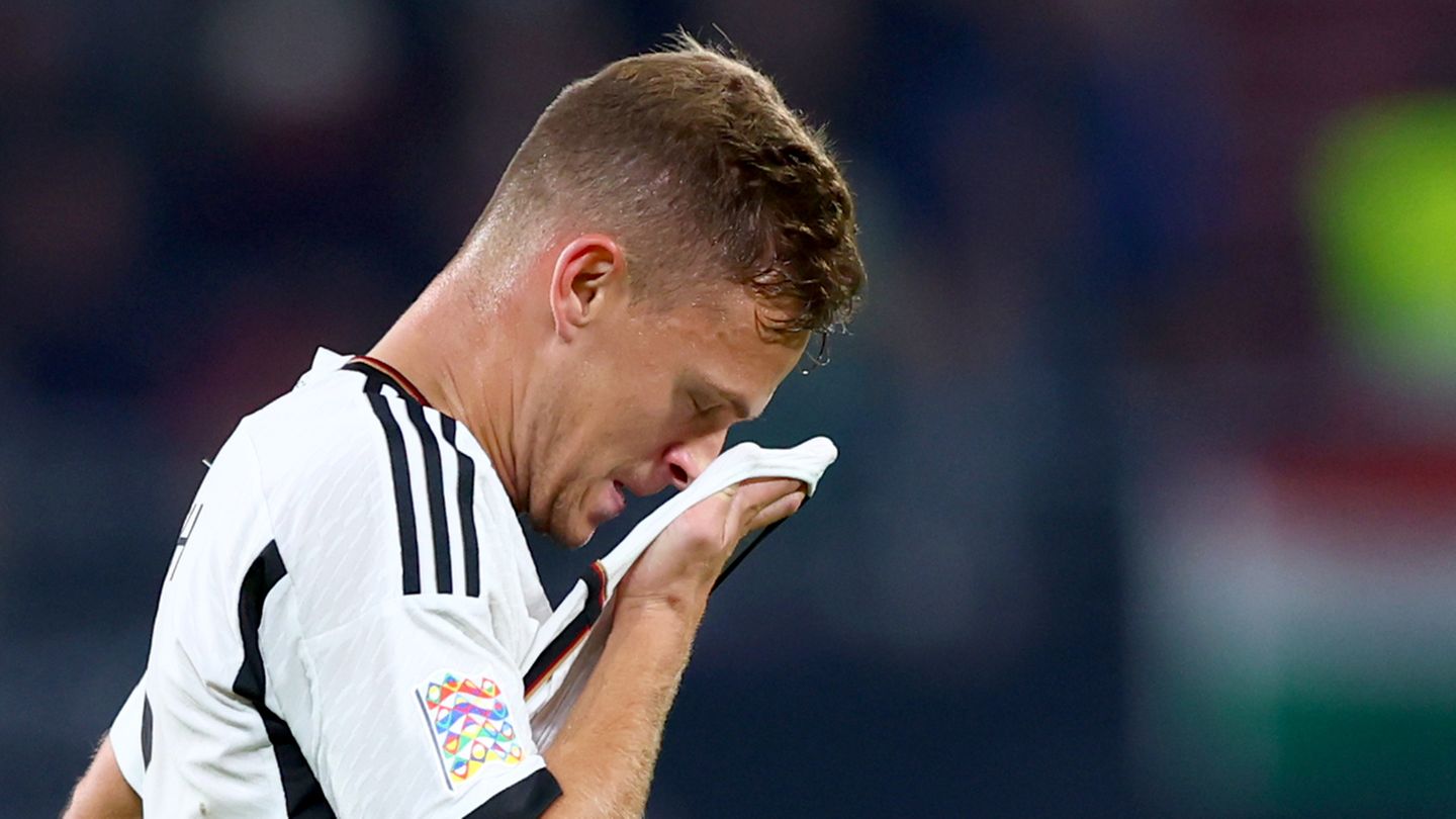Ratlos nach der 0:1-Niederlage gegen Ungarn: DFB-Mittelfeldspieler Joshua Kimmich
