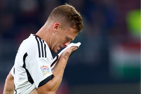 Ratlos nach der 0:1-Niederlage gegen Ungarn: DFB-Mittelfeldspieler Joshua Kimmich