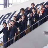 Crew von Japan Airlines