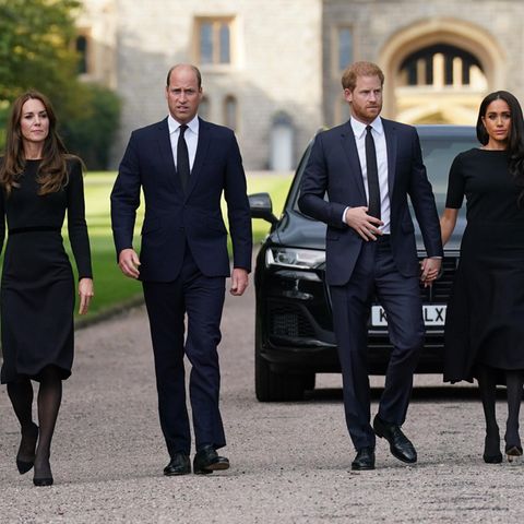 Prinzessin Kate, Prinz William, Prinz Harry und Herzogin Meghan