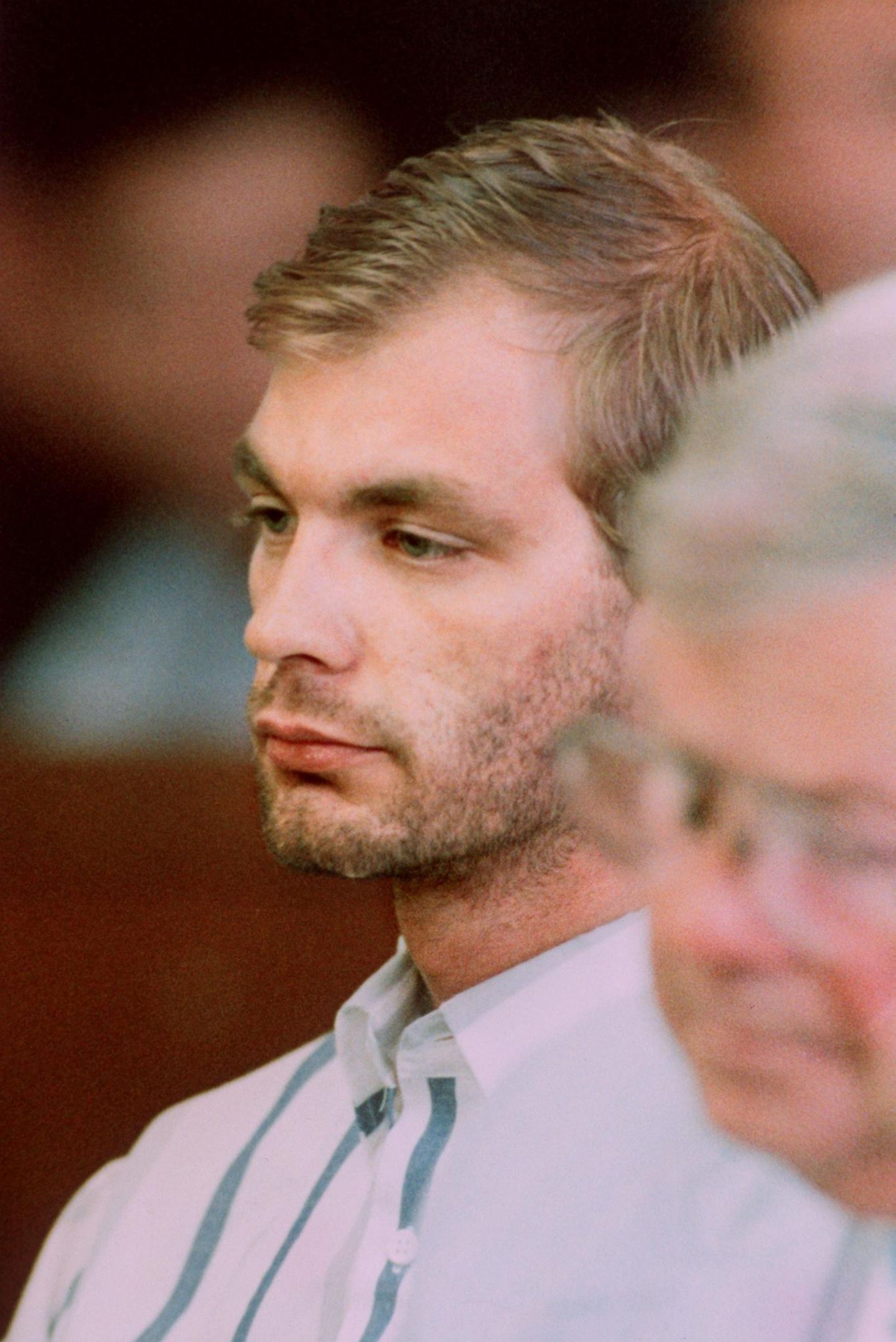 Hier sitzt Dahmer in der Verhandlung.