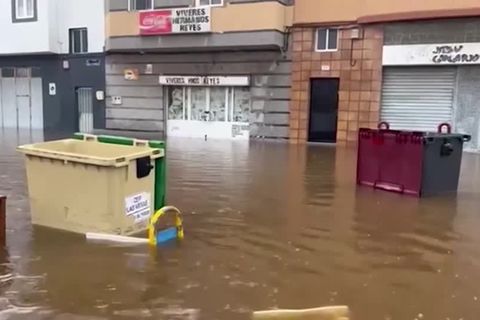 Video: "Hermine" verpasst Kanaren kalte Dusche