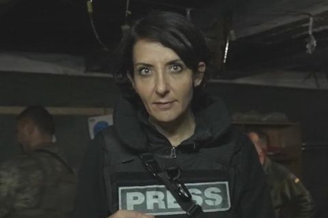 Besetzte Region: Reporterin besucht ukrainischen Bunker im Donbass