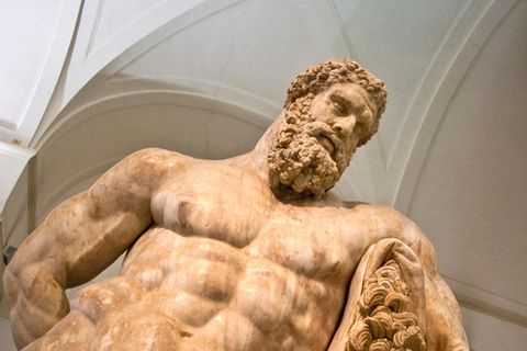 Antike Skulptur des Herkules Farnese