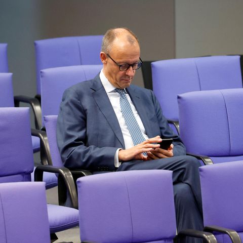Friedrich Merz im Bundestag