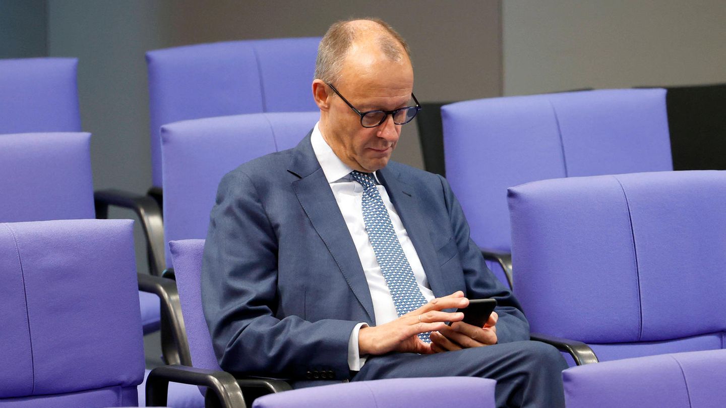 Friedrich Merz im Bundestag Friedrich Merz im Bundestag