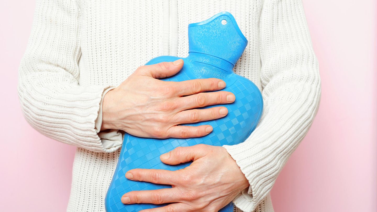 Eine Wärmflasche hilft wenn die Heizung aus ist