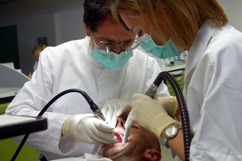 Demonstration von Ärzten der Charite im Jahr 2005