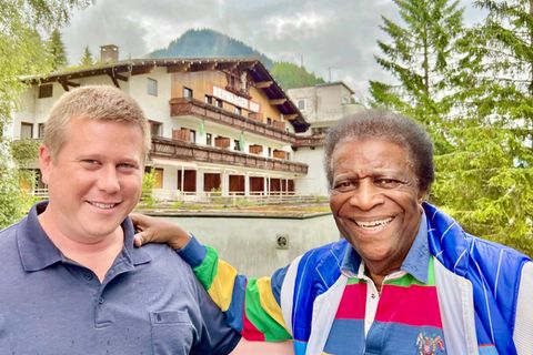 Roberto Blanco und Johannes Arnet