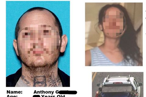 Mit diesen Bildern suchte die Polizei in Kalifornien nach Anthony G. und seiner Tochter