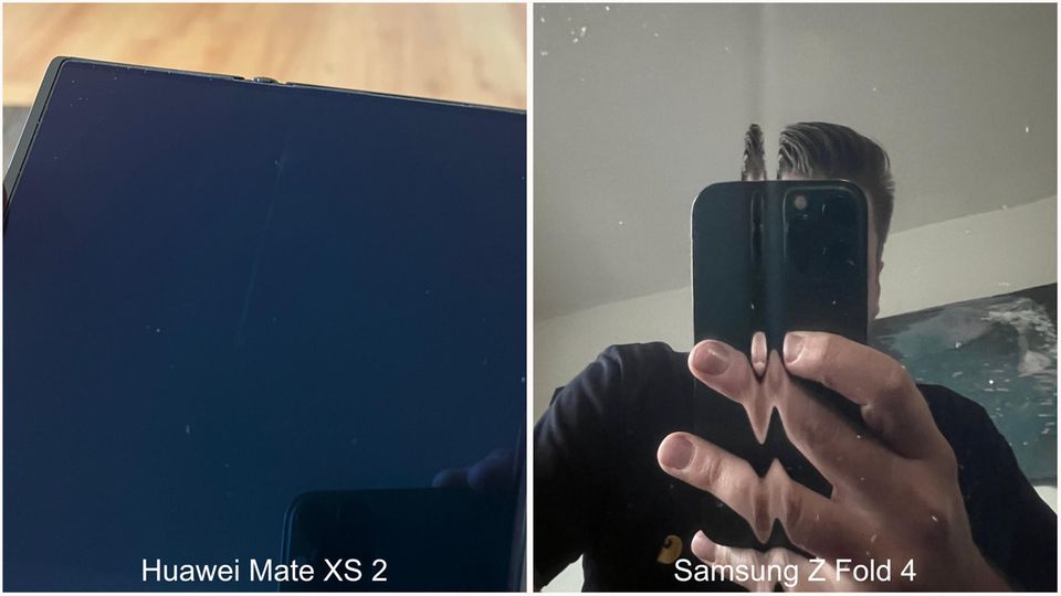 Samsung Z Fold 4 und Huawei Mate XS 2