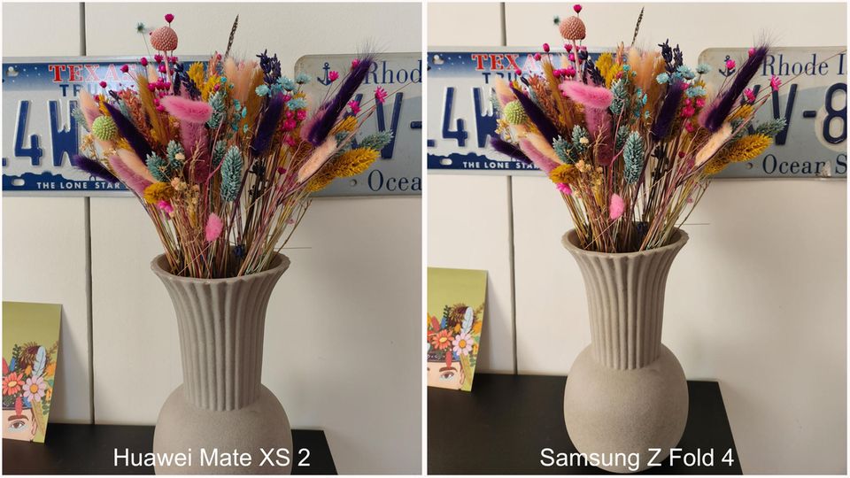Samsung Z Fold 4 und Huawei Mate XS 2