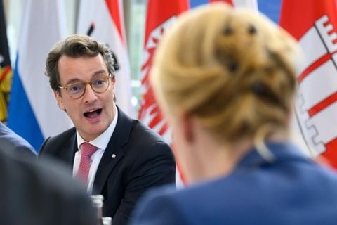 Wüst und Giffey bei der Ministerpräsidentenkonferenz