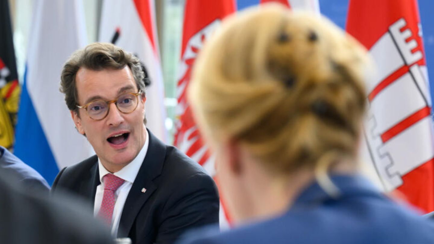 Wüst und Giffey bei der Ministerpräsidentenkonferenz
