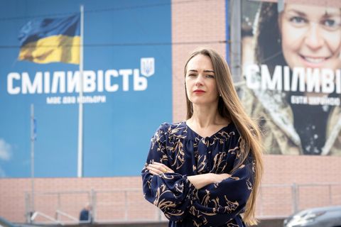 Oleksandra Matviichuk vom Zentrum für bürgerliche Freiheiten (CCL)