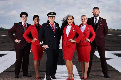 Uniformen von Virgin Atlantic