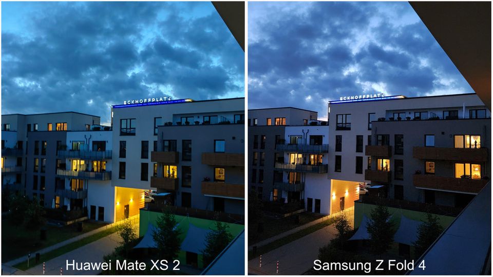 Samsung Z Fold 4 und Huawei Mate XS 2