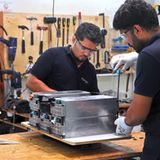 Batterieverwertung Audi