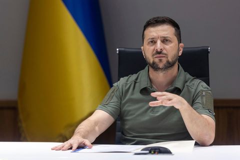 Der ukrainische Präsident Wolodymyr Selenskyj sucht eine passende Reaktion auf die russische Annexion von Teilen der Ostukraine