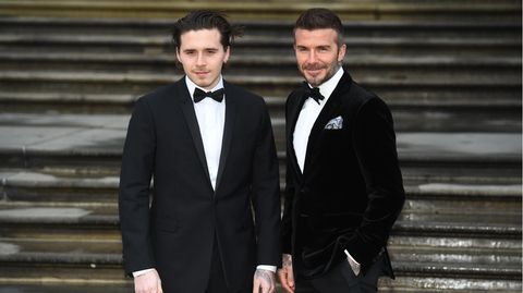 Brooklyn Peltz Beckham und David Beckham