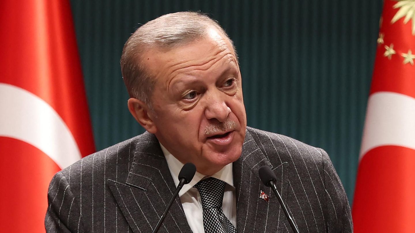 Der türkische Staatspräsident Recep Tayyip Erdoğan