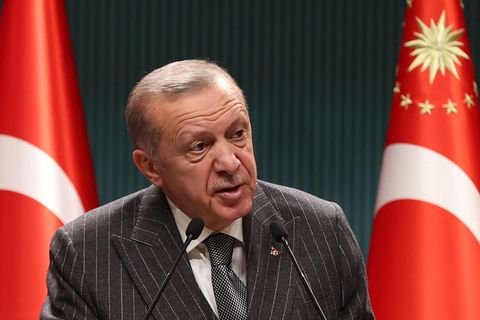 Der türkische Staatspräsident Recep Tayyip Erdoğan